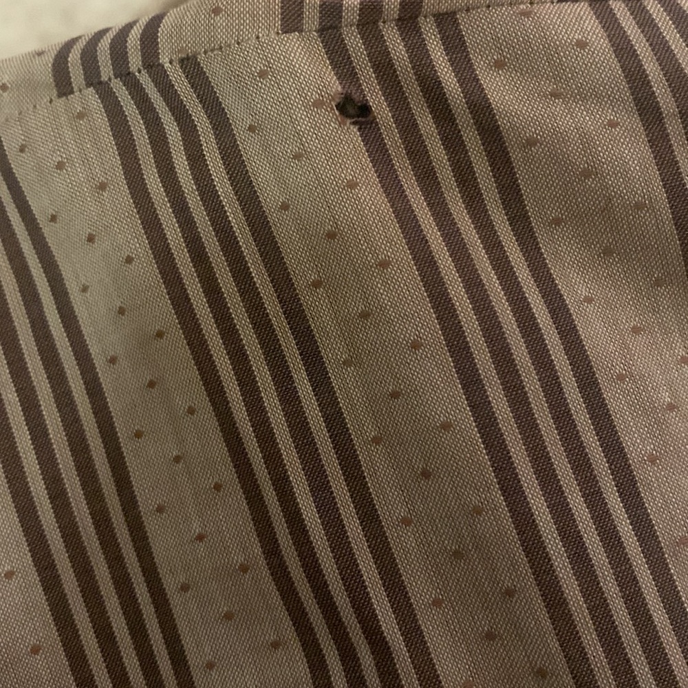 VINTAGE Brown Stripe Dress - Picture 4 of 4